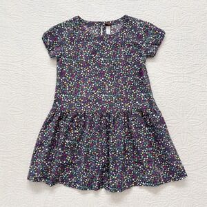 Tea Collection Girls'‎ Floral Woven Pocket Dress (Sz 8)